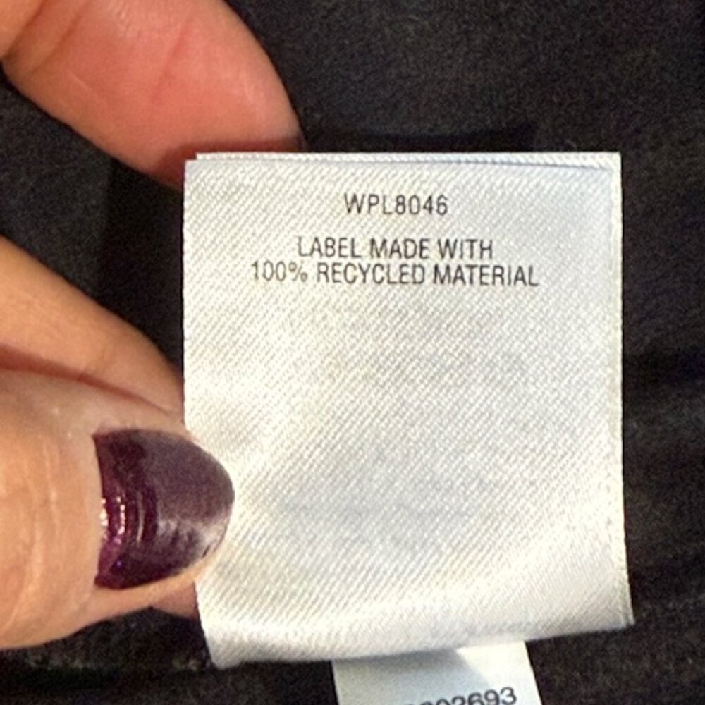 Bar III Faux-Leather Pants Black Adjustable Waist Wide Leg Pocket XL MSRP$99 NWT - Picture 13 of 14